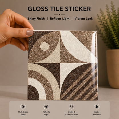 Contemporary Stone Pattern Tile Sticker