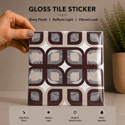 Mid-Century Mosaic Tile Sticker
