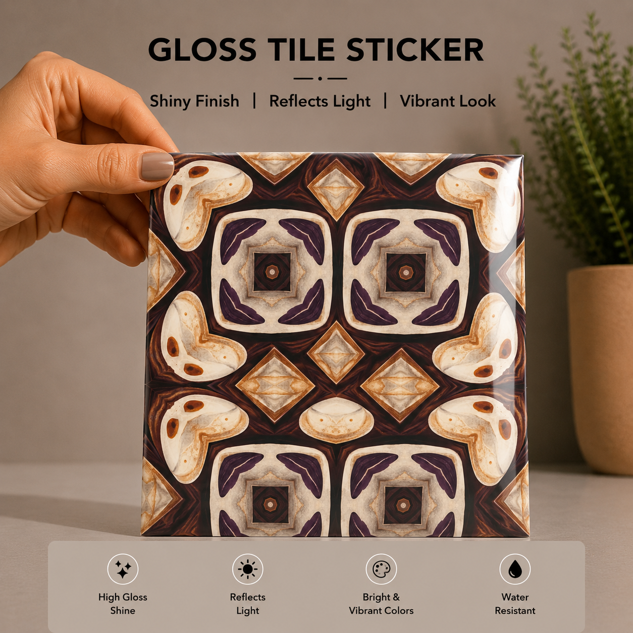 Vintage Moroccan Tile Sticker