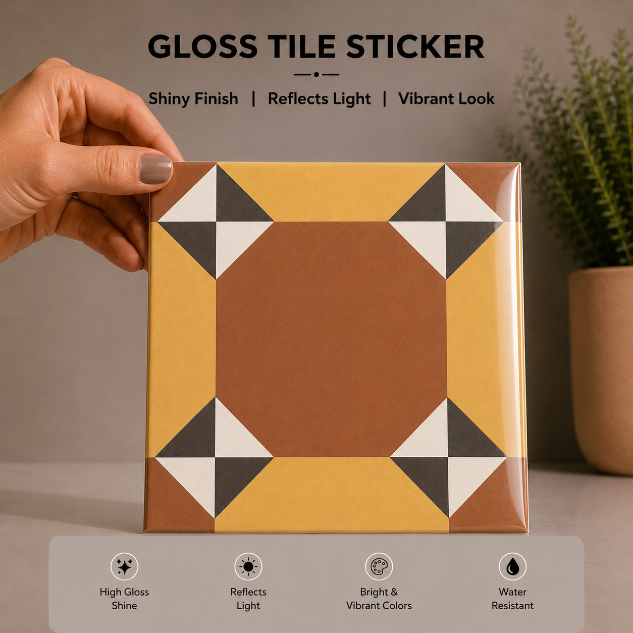 Mid-Century Modern Tile Sticker
