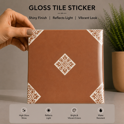 Terracotta Heritage Tile Sticker