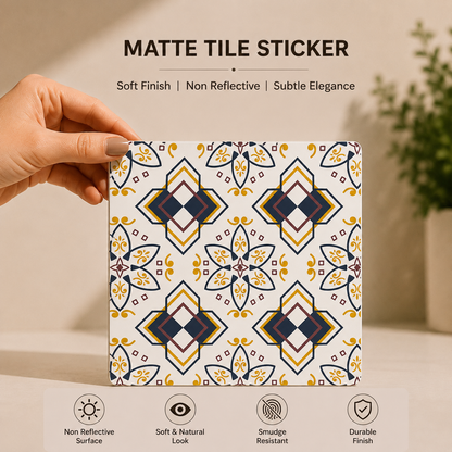 Heritage Rosette Tile Sticker