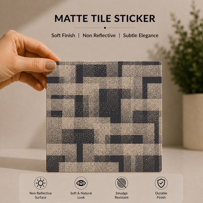 Abstract Stipple Tile Sticker