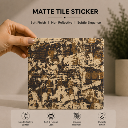 Vintage Egyptian Tile Sticker