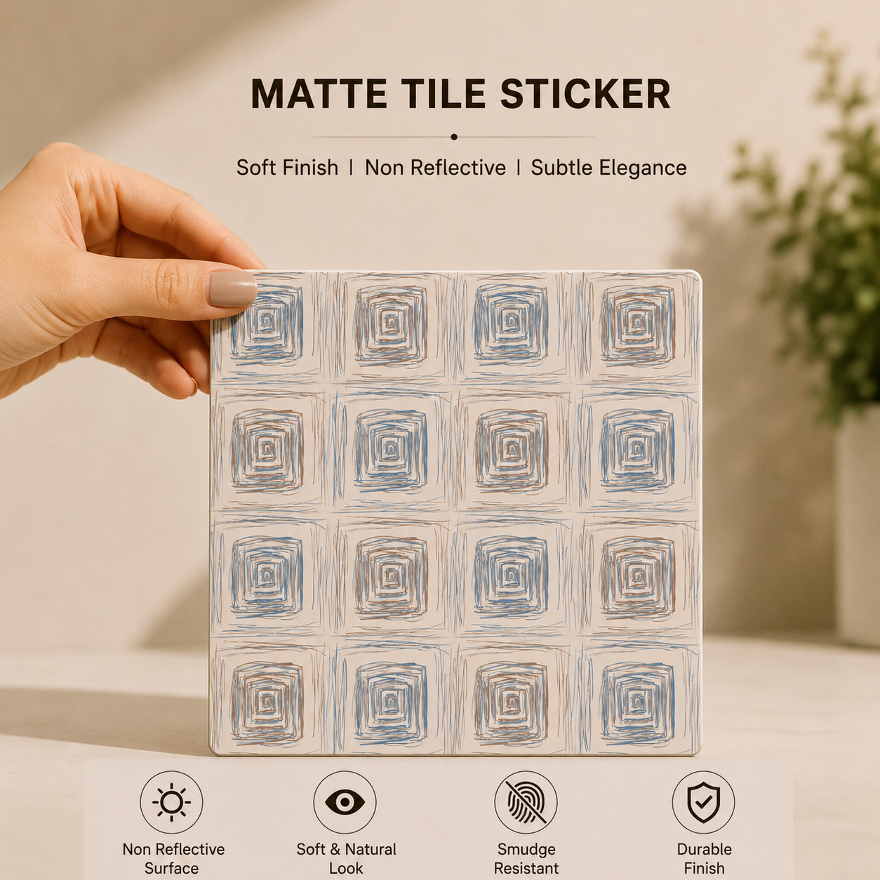 Urban Linework Tile Sticker