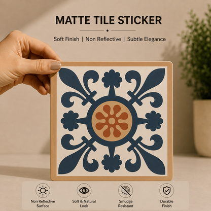 Mediterranean Sun Medallion Tile Sticker