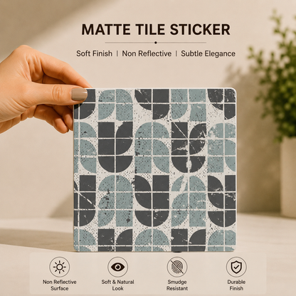 Scandinavian Arch Mosaic Tile Sticker