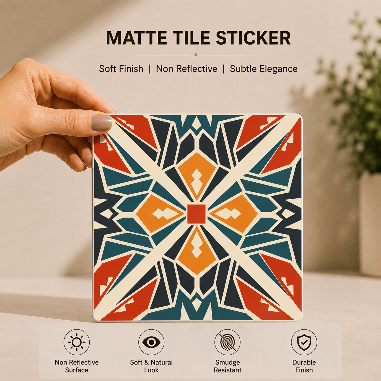 Art Deco Geometric Tile Sticker