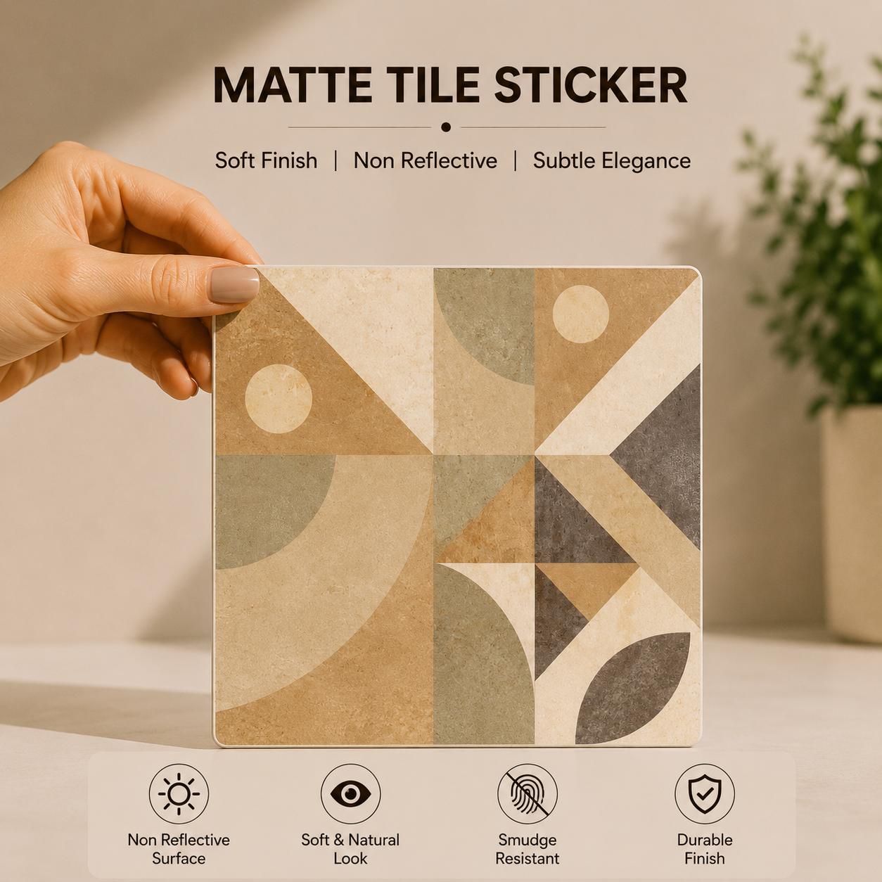 Modern Stone Texture Tile Sticker