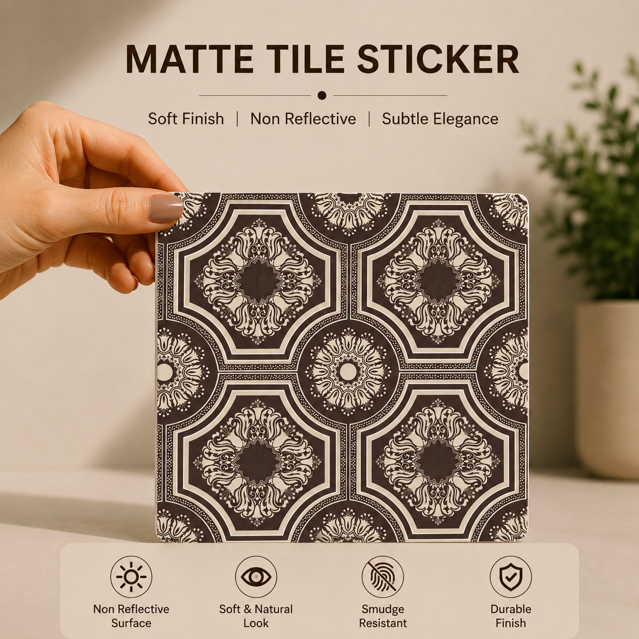 Vintage Victorian Tile Sticker