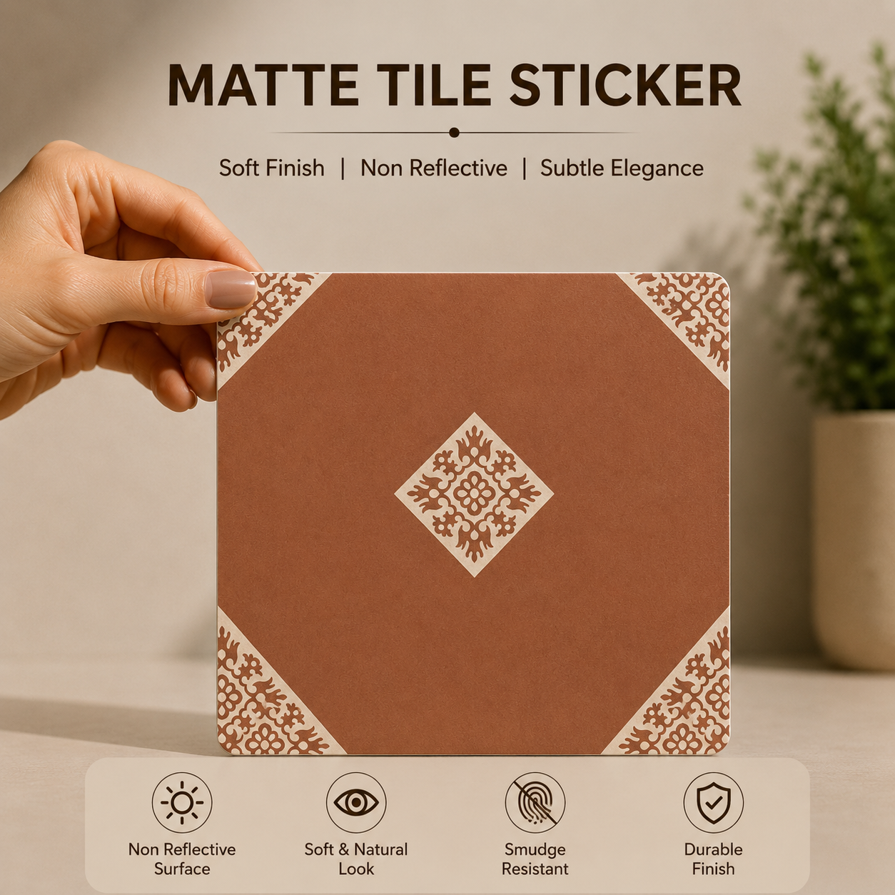 Terracotta Heritage Tile Sticker