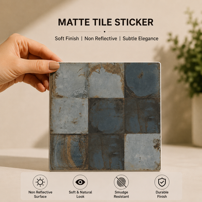 Weathered Cobblestone Tile Sticker