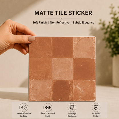 Natural Clay Mosaic Tile Sticker