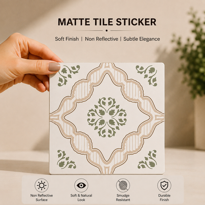 Mediterranean Sage Mosaic Tile Sticker