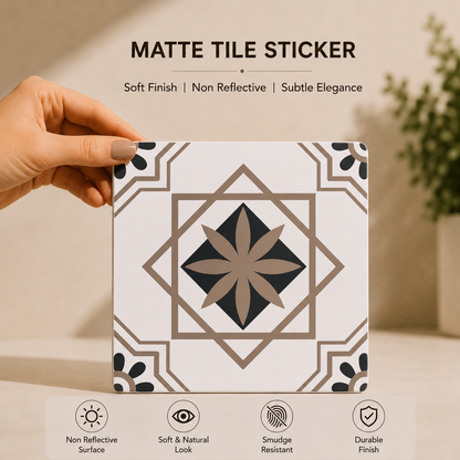 Mosaic Floral Tile Sticker
