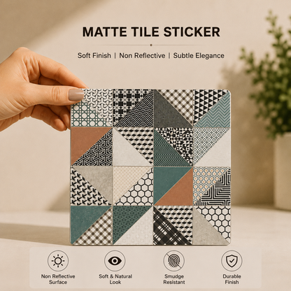 DPTS-147 - Modern Geometric Patchwork Tile Sticker