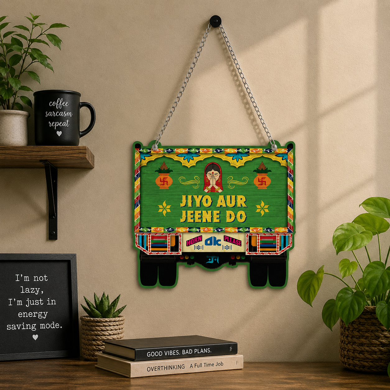 Jiyo Aur Jeene Do Truck Art Wall Hanging
