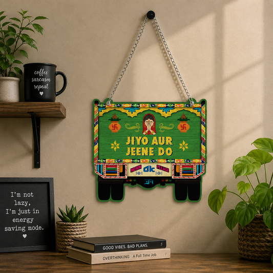 Jiyo Aur Jeene Do Truck Art Wall Hanging