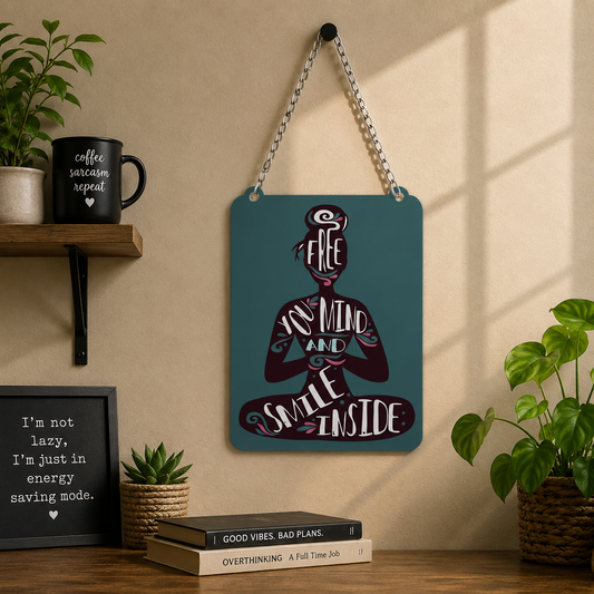 Life Is Too Short Smile A Little Wall Hanging