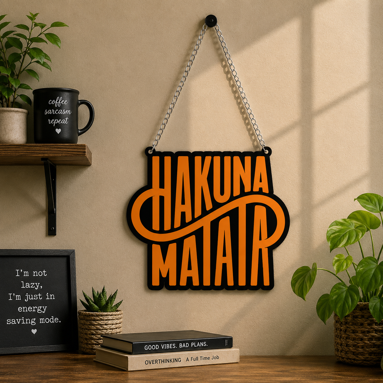 Hakuna Matata Inspirational Wall Hanging0