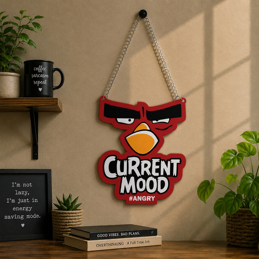 Current Mood Angry Bird Wall Hanging