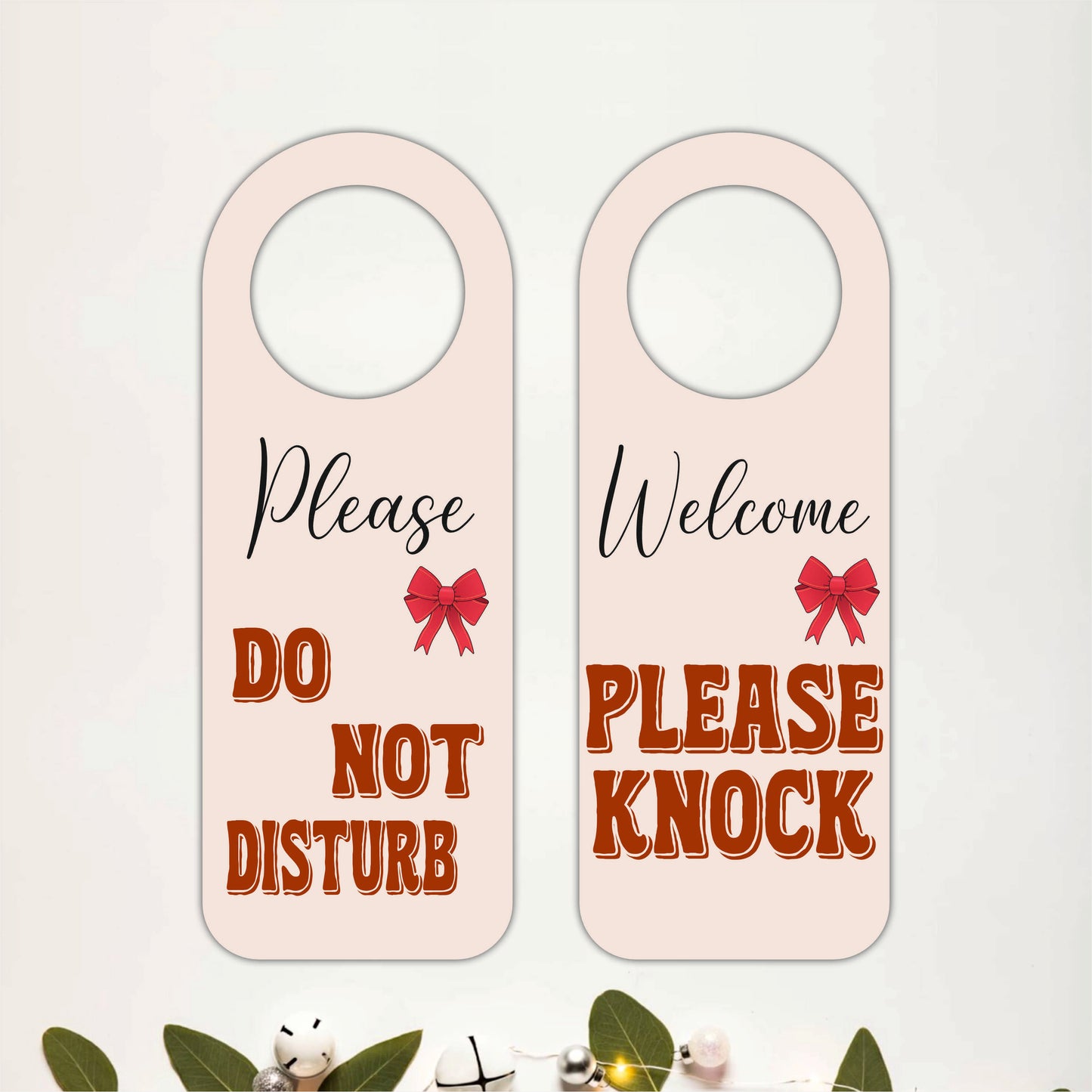 Please Do Not Disturb Wooden Door Hanger Sign Board