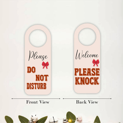 Please Do Not Disturb Wooden Door Hanger Sign Board