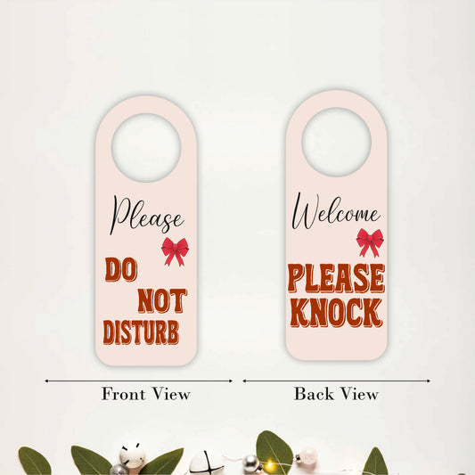 Please Do Not Disturb Wooden Door Hanger Sign Board