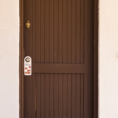 Please Do Not Disturb Wooden Door Hanger Sign Board