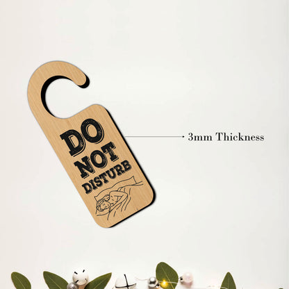 I Am Busy Wooden Door Hanger Sign Board