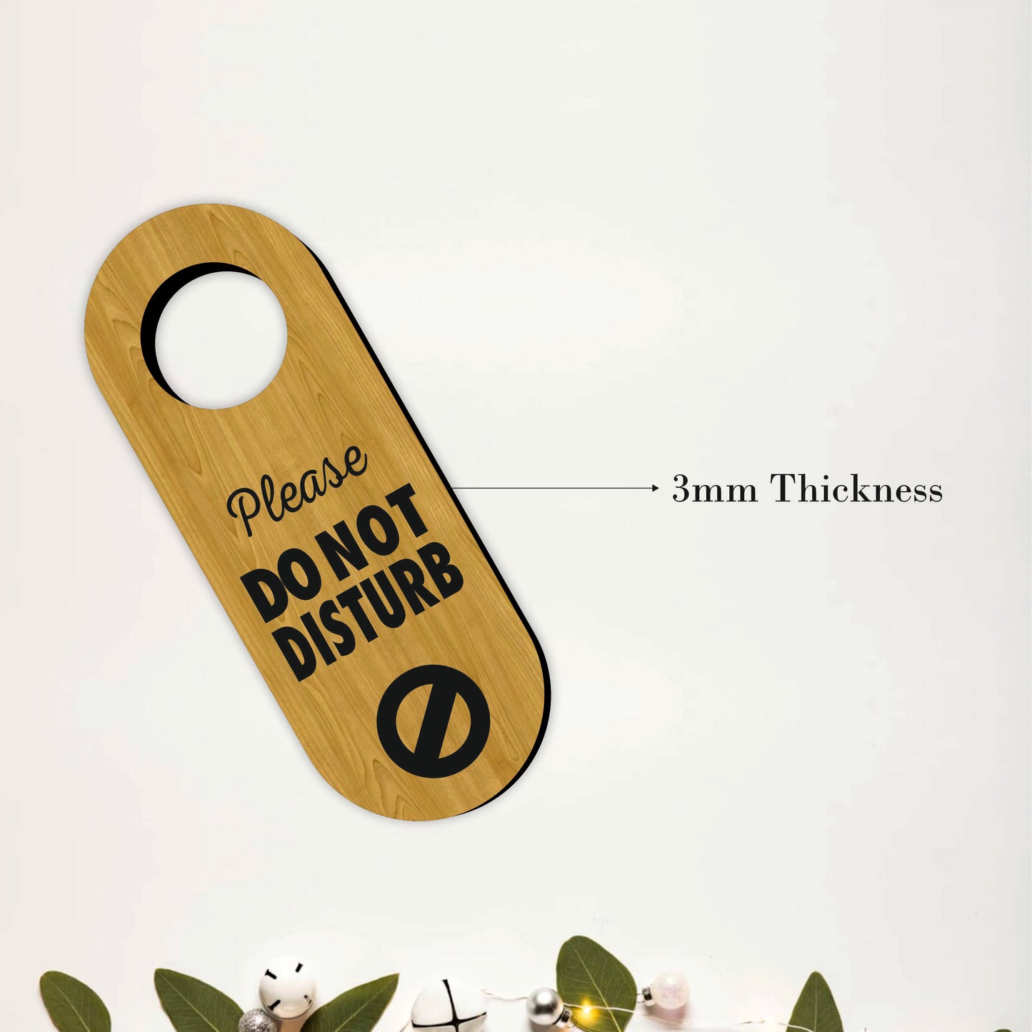 Please I Need Rest Wooden Door Hanger Sign Board