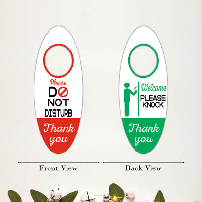 Please Do Not Disturb Thank You Wooden Door Hanger Sign Board