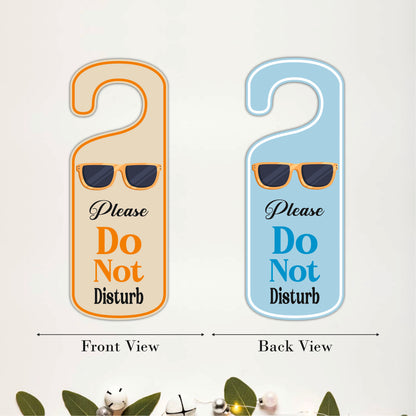 Please Do Not Disturb Sunglasses Door Hanger Sign Board