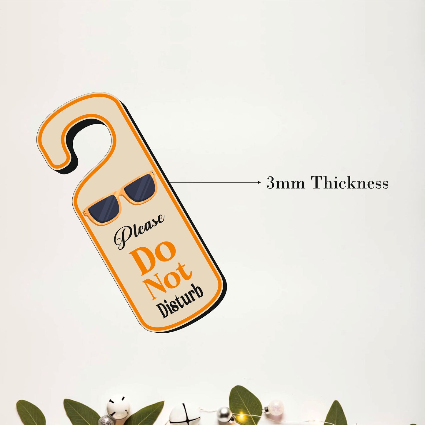 Please Do Not Disturb Sunglasses Door Hanger Sign Board