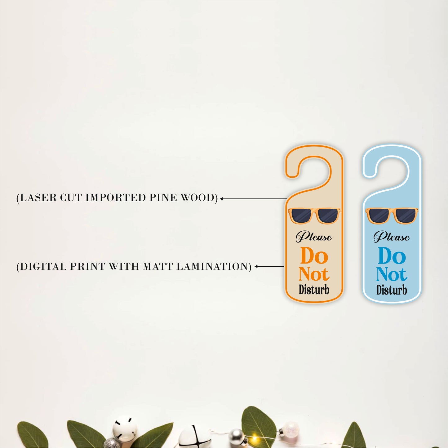 Please Do Not Disturb Sunglasses Door Hanger Sign Board
