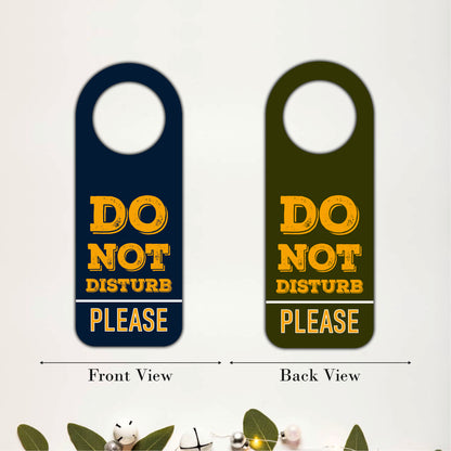 Do Not Disturb Please Wooden Door Hanger Sign Board