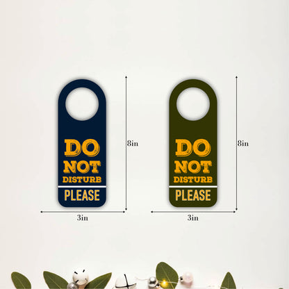 Do Not Disturb Please Wooden Door Hanger Sign Board