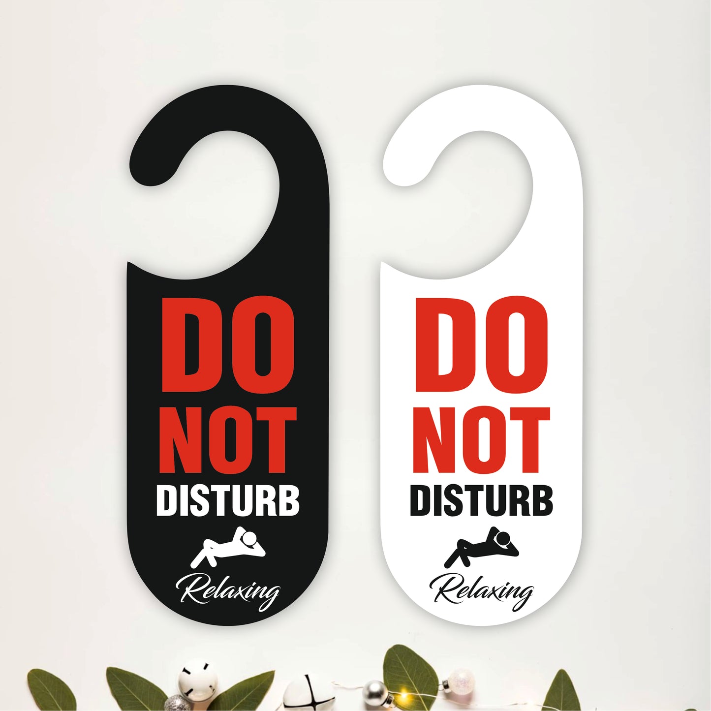 Do Not Disturb Relaxing Wooden Door Hanger Sign Board