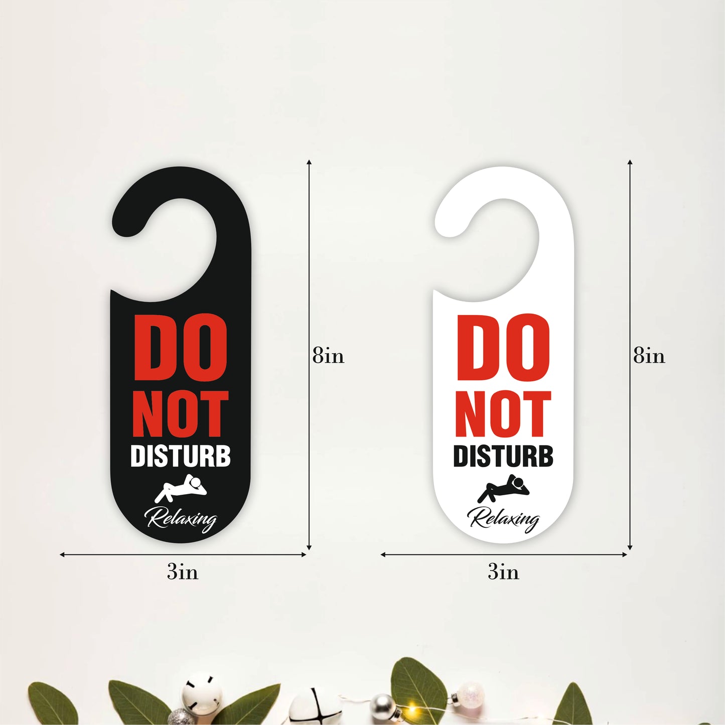 Do Not Disturb Relaxing Wooden Door Hanger Sign Board
