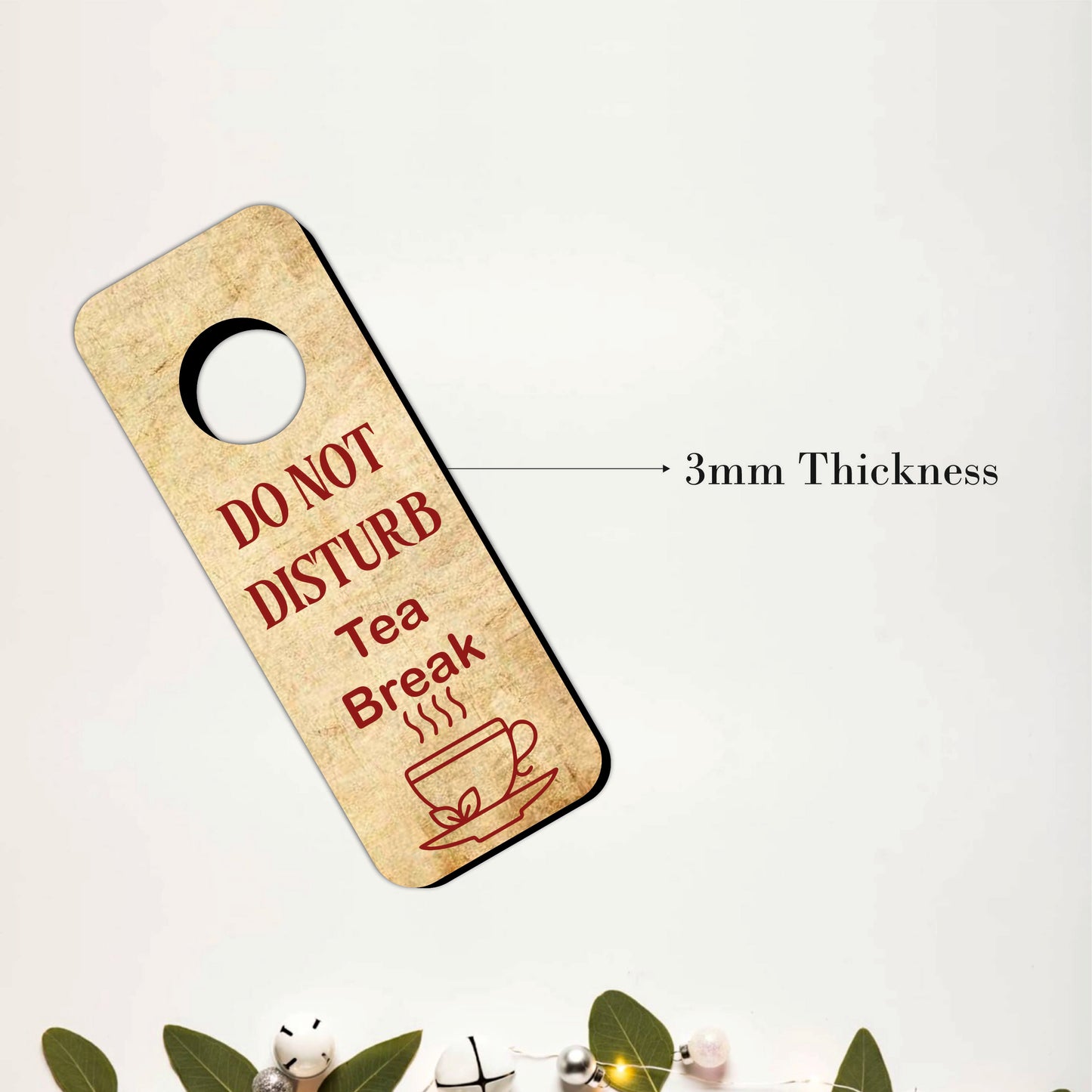 Do Not Disturb Unless You Have Cupcake Wooden Door Hanger Sign Board