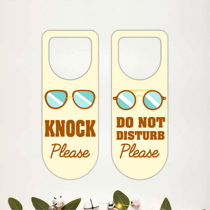 Do Not Disturb Please Wooden Door Hanger Sign Board