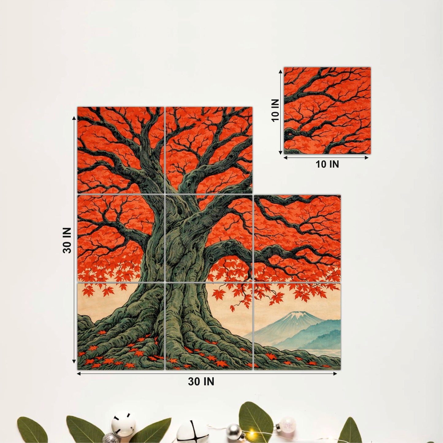 Japanese Maple Tree Wooden Wall Art