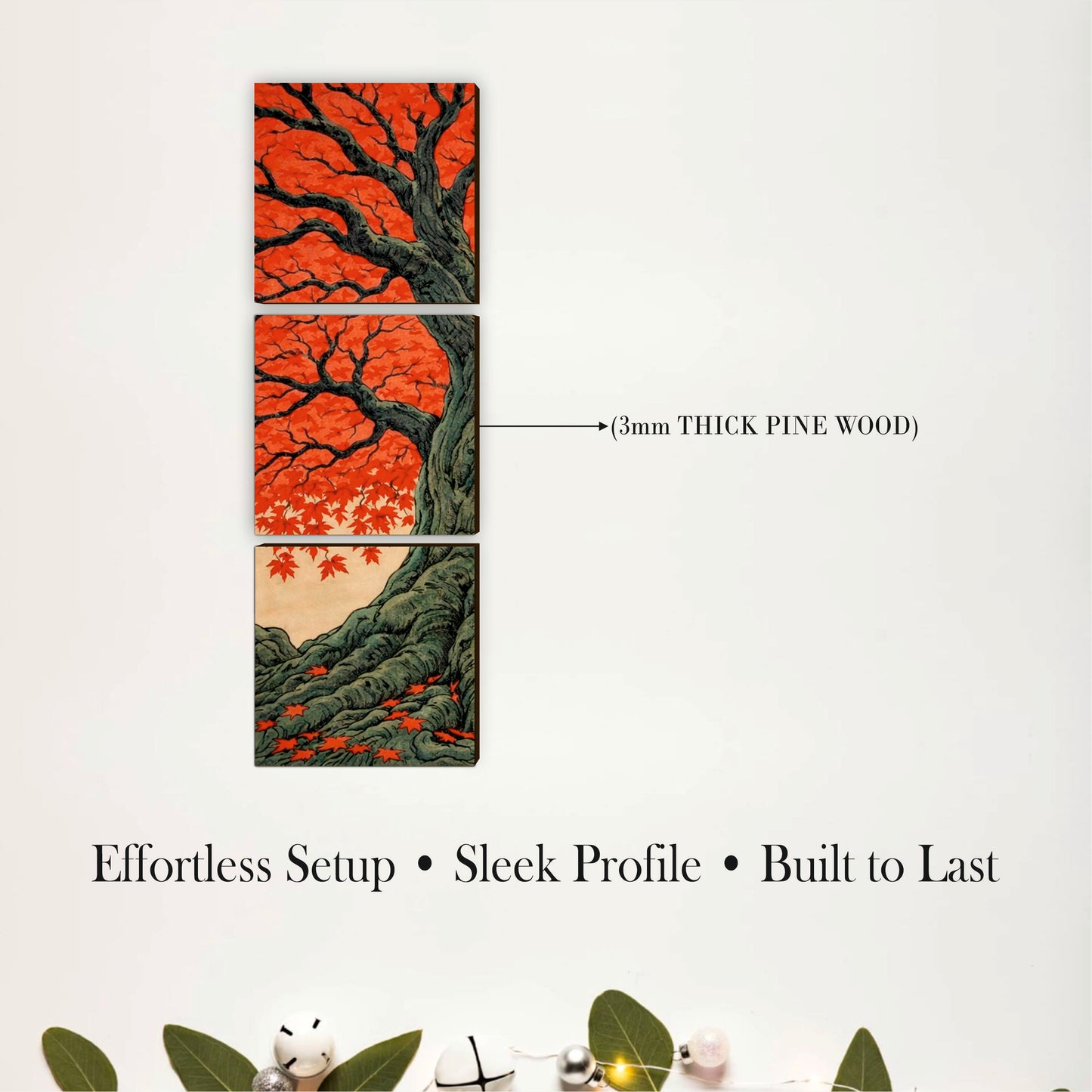 Japanese Maple Tree Wooden Wall Art