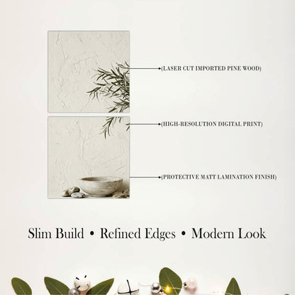 Minimalist Ceramic Vase Botanical Wall Art