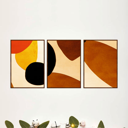 Minimal Organic Shapes Wooden Wall Art