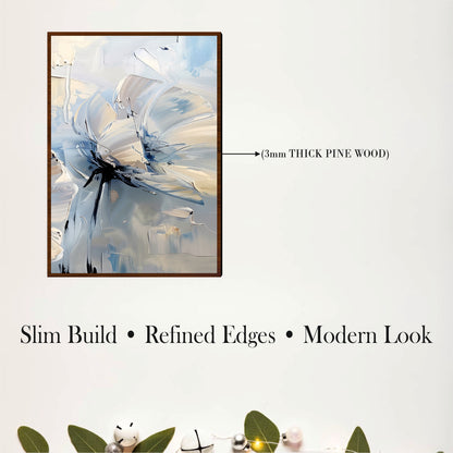 Blue & White Floral Wooden Wall Art Set