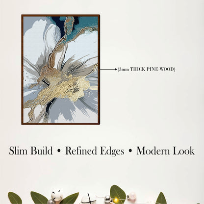 Soft Magnolia Bloom Wooden Wall Art Set
