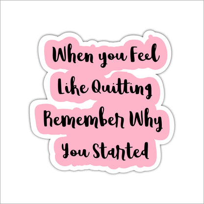 Remember Why You Started Motivational Quote Wooden Wall Art