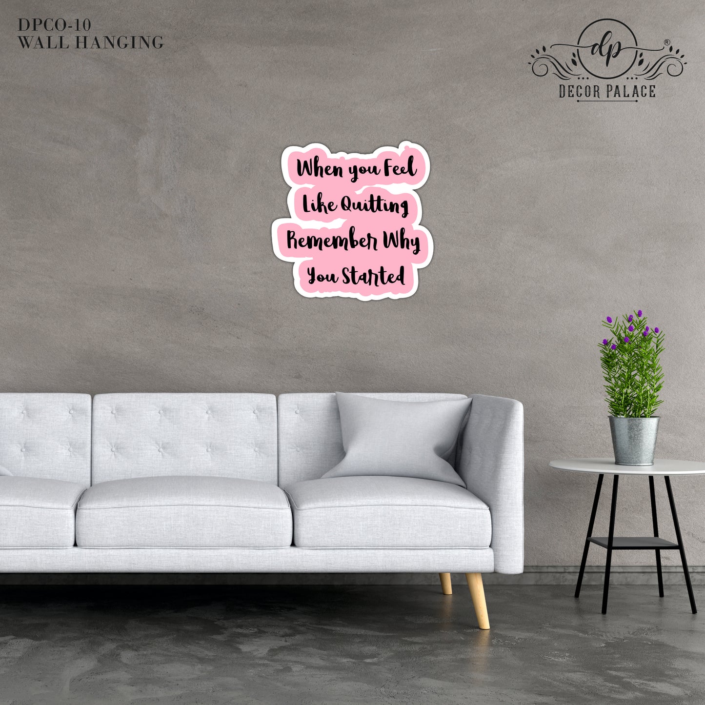 Remember Why You Started Motivational Quote Wooden Wall Art