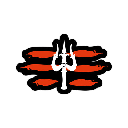Trishul Tilak Om Mahadev Wooden Wall Art